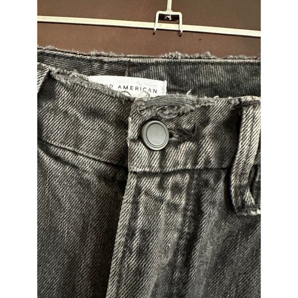 GOOD AMERICAN | Good 90s Icon Straight Jean Gray / Washed Black 258  Size 2 / 26 - Picture 4 of 5